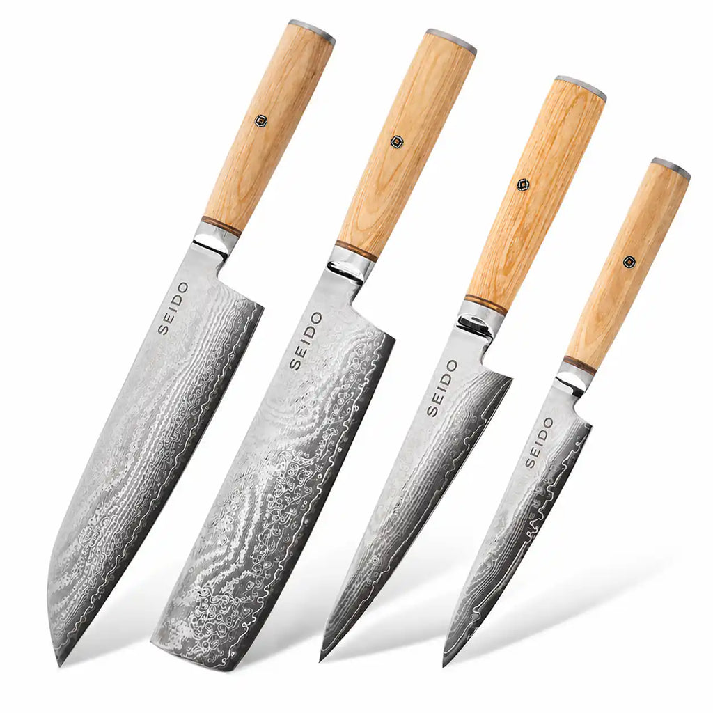 Set japonais Kirei — 4 couteaux — vue du produit