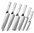 Set de 6 couteaux japonais - Collection Shiro