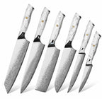 Set de 6 couteaux japonais - Collection Shiro