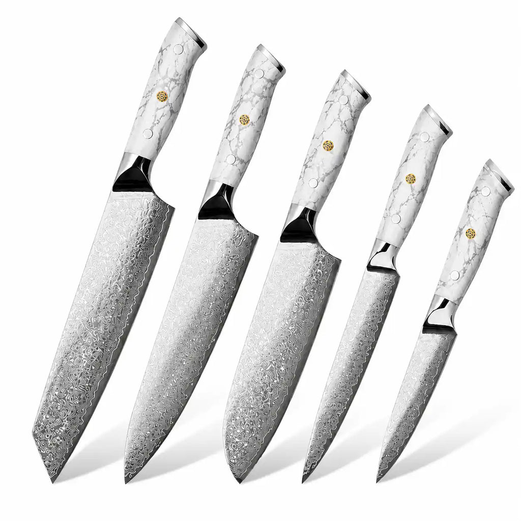 Set de 5 couteaux japonais - Collection Shiro
