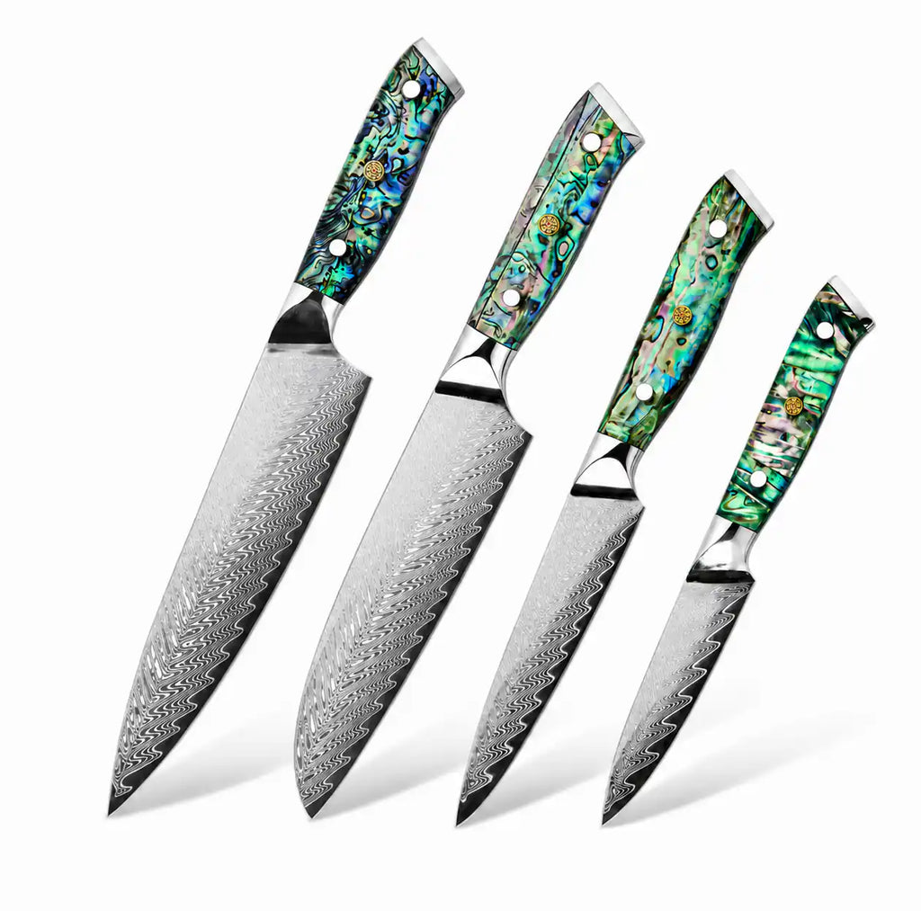Set 4 couteaux japonais - Collection Aora