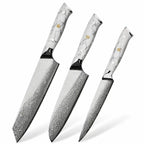 Set de 3 couteaux japonais - Collection Shiro
