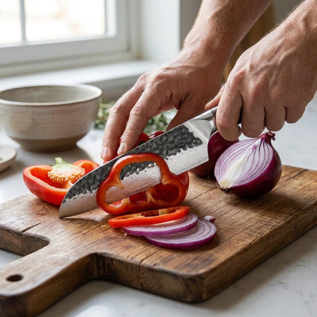 Santoku Essentiel · Noyer