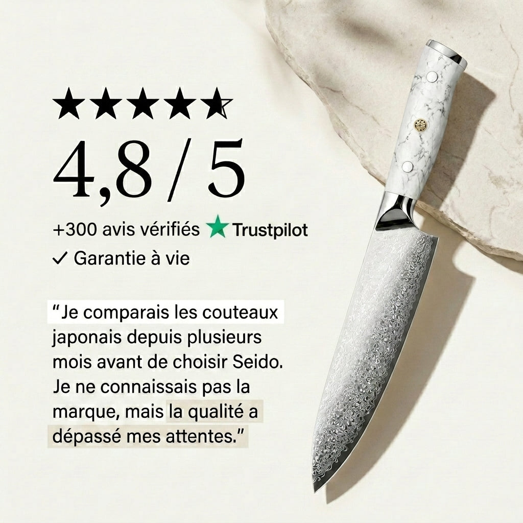 Couteau de chef Shiro