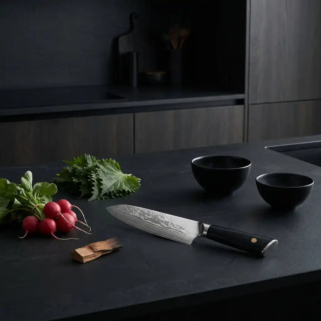 Couteau Santoku Kuro