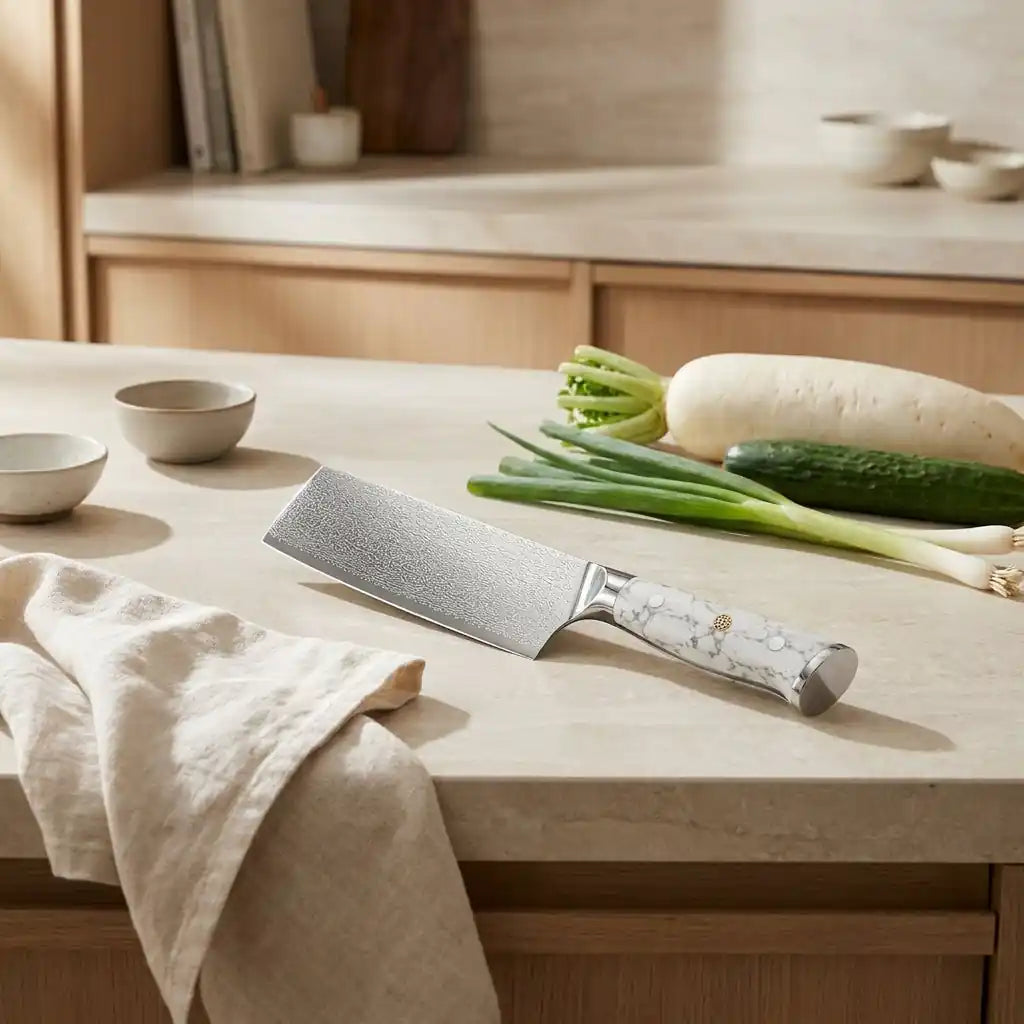 Couteau Nakiri Shiro