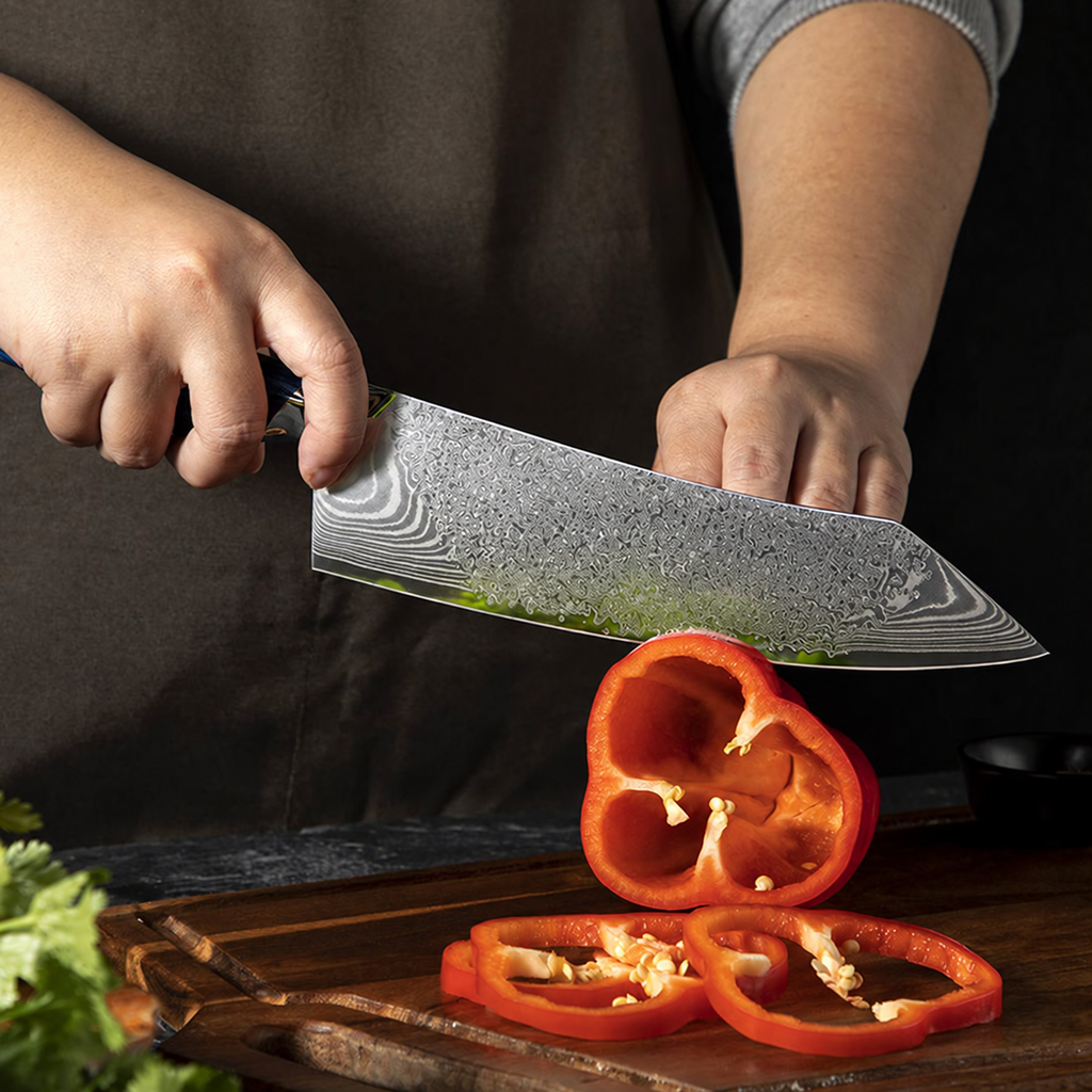 Couteau Kiritsuke Aoi — kiritsuke — vue de détail ou en cuisine