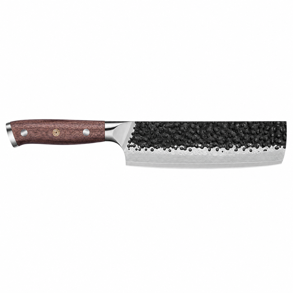 Couteau Nakiri Kage — vue horizontale sur fond blanc