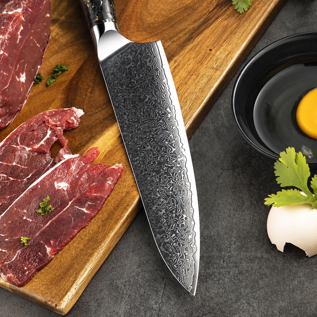 Couteau de chef Kin en cuisine
