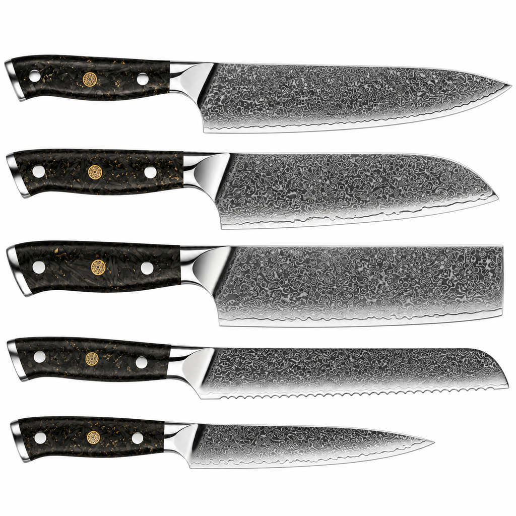 Set de 5 couteaux Kin — contenu complet