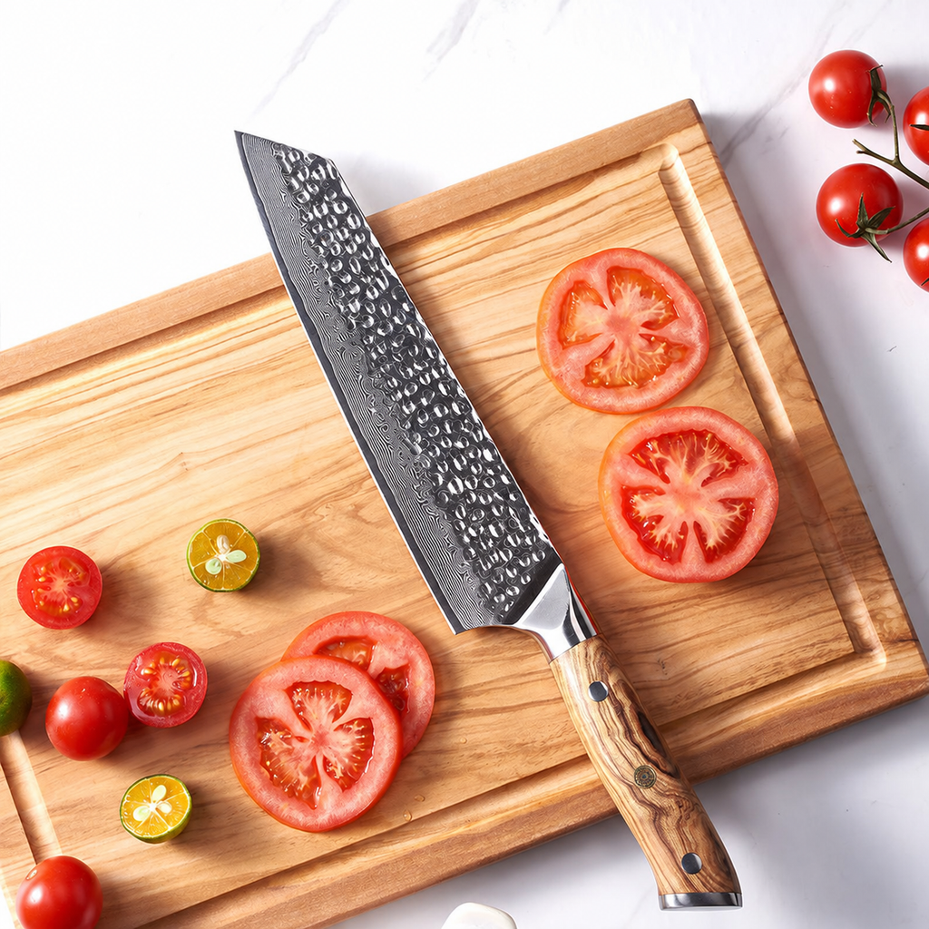 Couteau Kiritsuke Kohaku — photographie fournisseur en situation