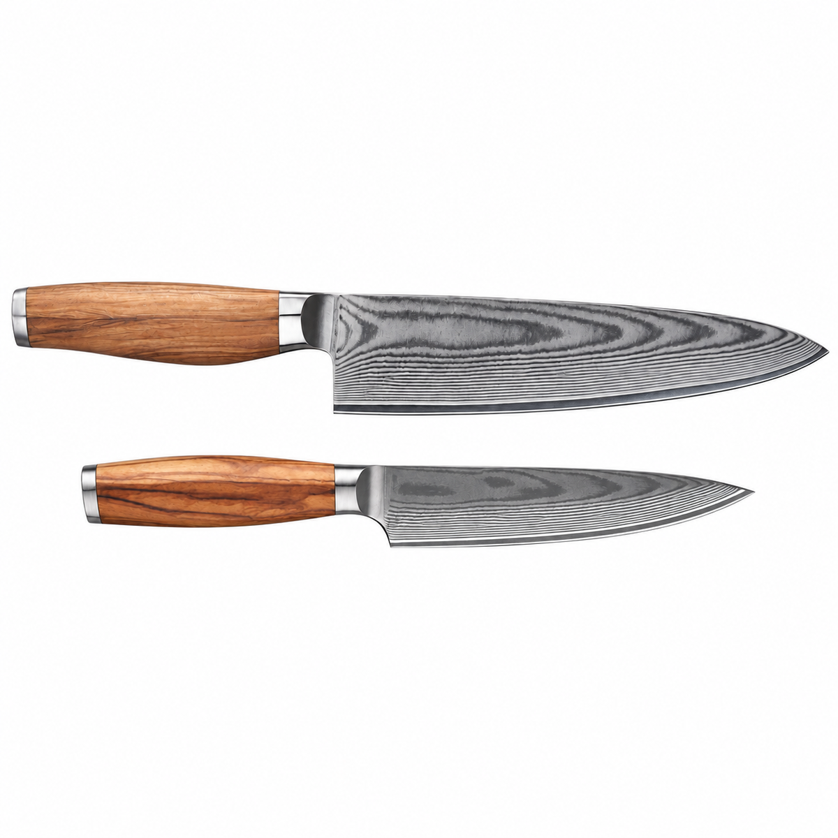 Set de 2 couteaux Nagi — Chef & utilitaire — contenu complet