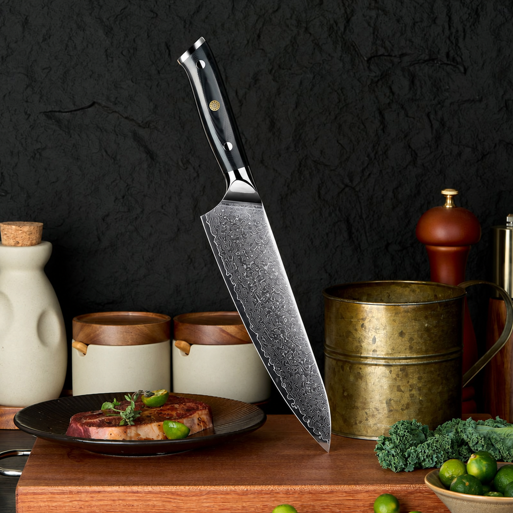 Couteau de chef Naoki — chef — vue en cuisine