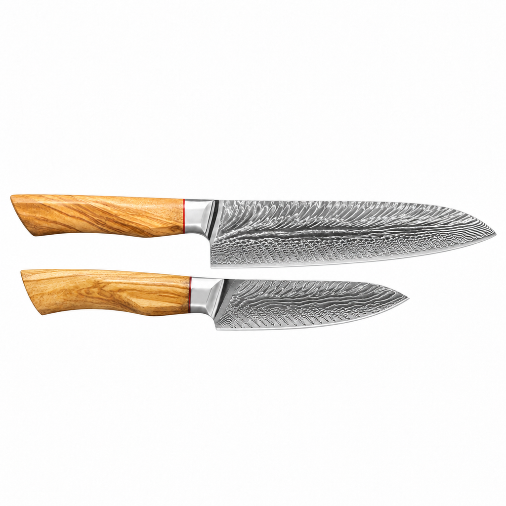 Duo santoku et office Tsuru — composition exacte